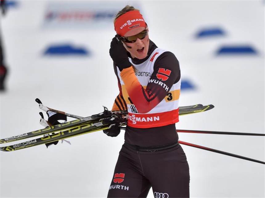 Langlauf-Sprinter zum Saisonabschluss im Viertelfinale Denise Herrmann verpasste das Halbfinale. Foto: Hendrik Schmidt