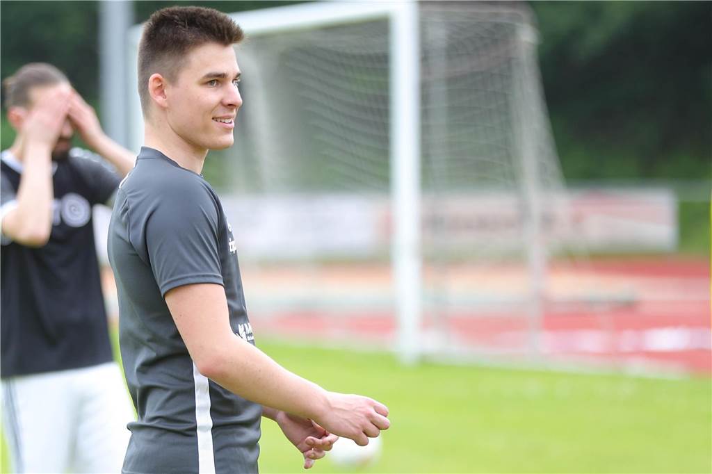 37 Tore für Werne II, aber kein Thema für die erste Mannschaft Dennis Kozlik (Kapitän von Eintracht Werne II)