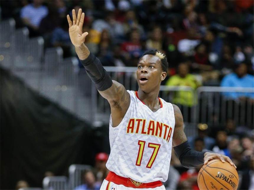 NBA-Profi Schröder gewinnt mit Atlanta Hawks in Memphis Dennis Schröder ist mit den Atlanta Hawks auf Playoff-Kurs. Foto: Erik S. Lesser