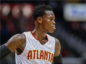 Dennis Schröder spielte stark, verlor aber mit Atlanta. Foto: Erik S. Lesser