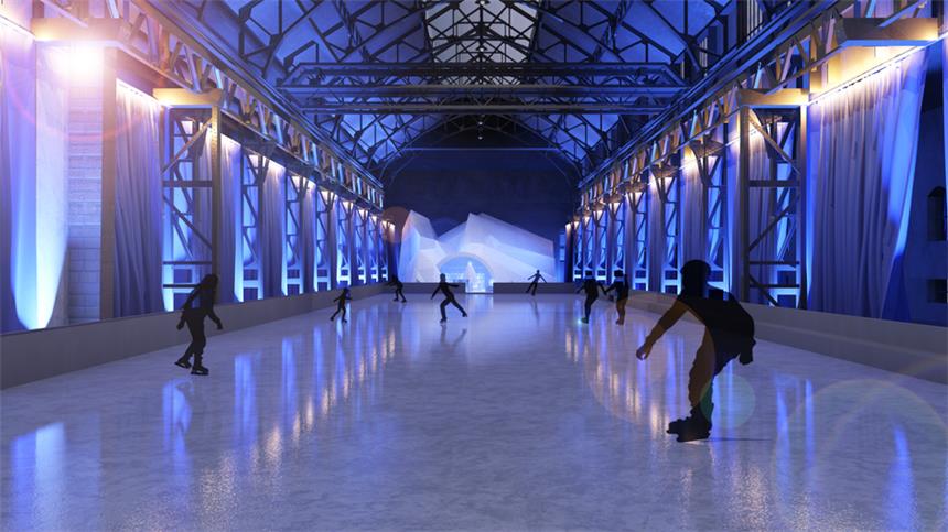Der 1. "EisSalon Ruhr" in der Bochumer Jahrhunderthalle läuft vom 10. bis 30. Dezember. 