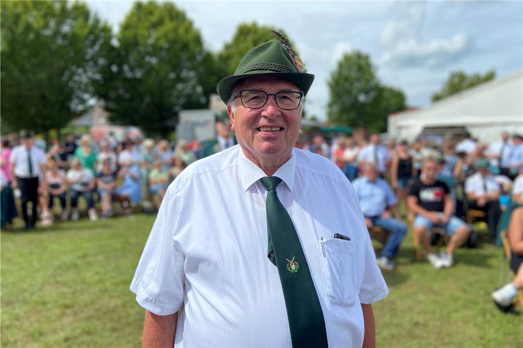 Der 1. Vorsitzende Johannes Schulte-Althoff hat sich lange auf das diesjährige Schützenfest gefreut.