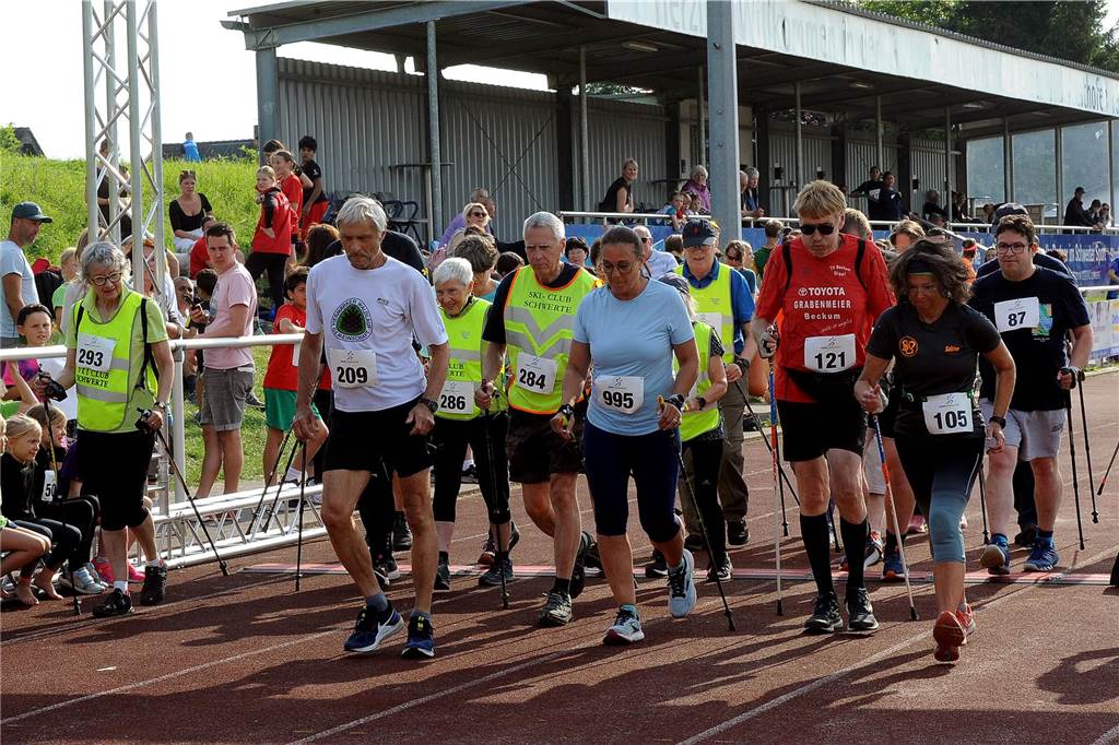 Der 16. Schwerter Ruhrstadtlauf in Westhofen.