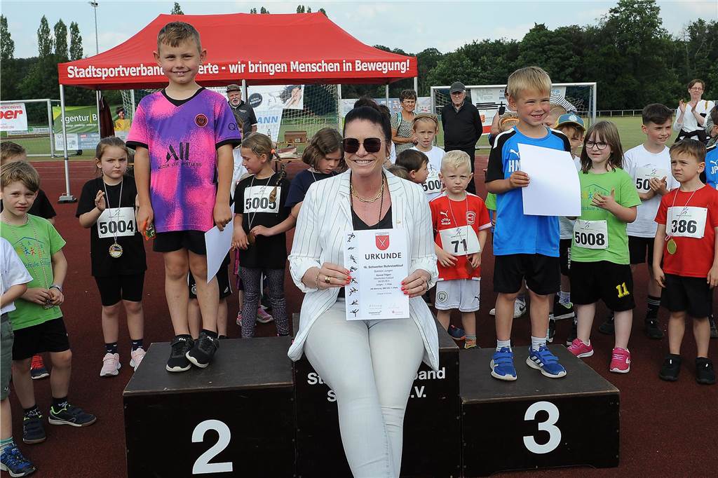 Der 16. Schwerter Ruhrstadtlauf in Westhofen.