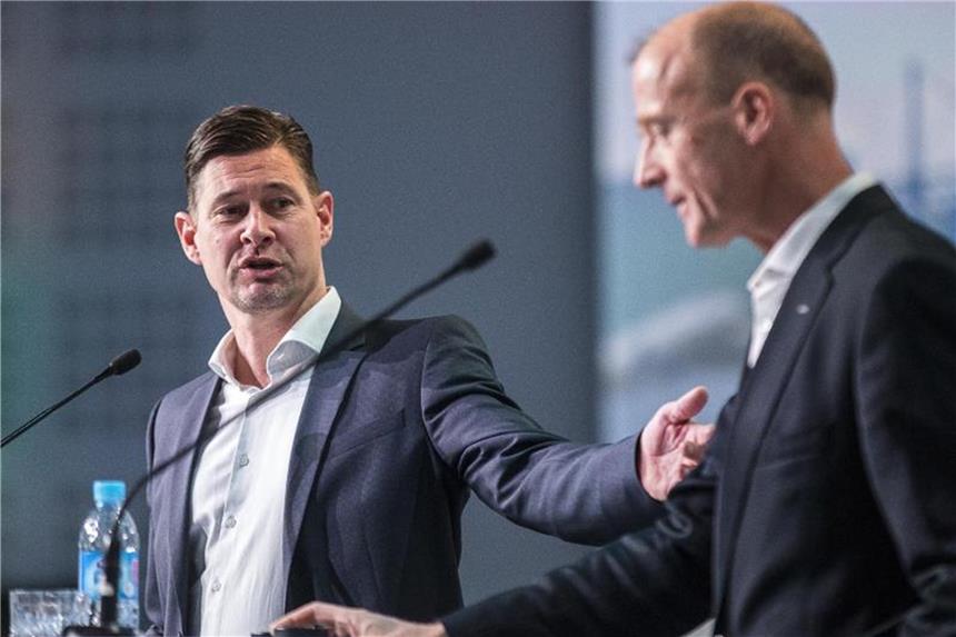 Airbus-Finanzchef Wilhelm geht gemeinsam mit Enders von Bord Der 52 Jahre alte Manager Harald Wilhelm (l.) führt seit sechs Jahren die Finanzen des Airbus-Konzerns. Foto: Frederic Scheiber