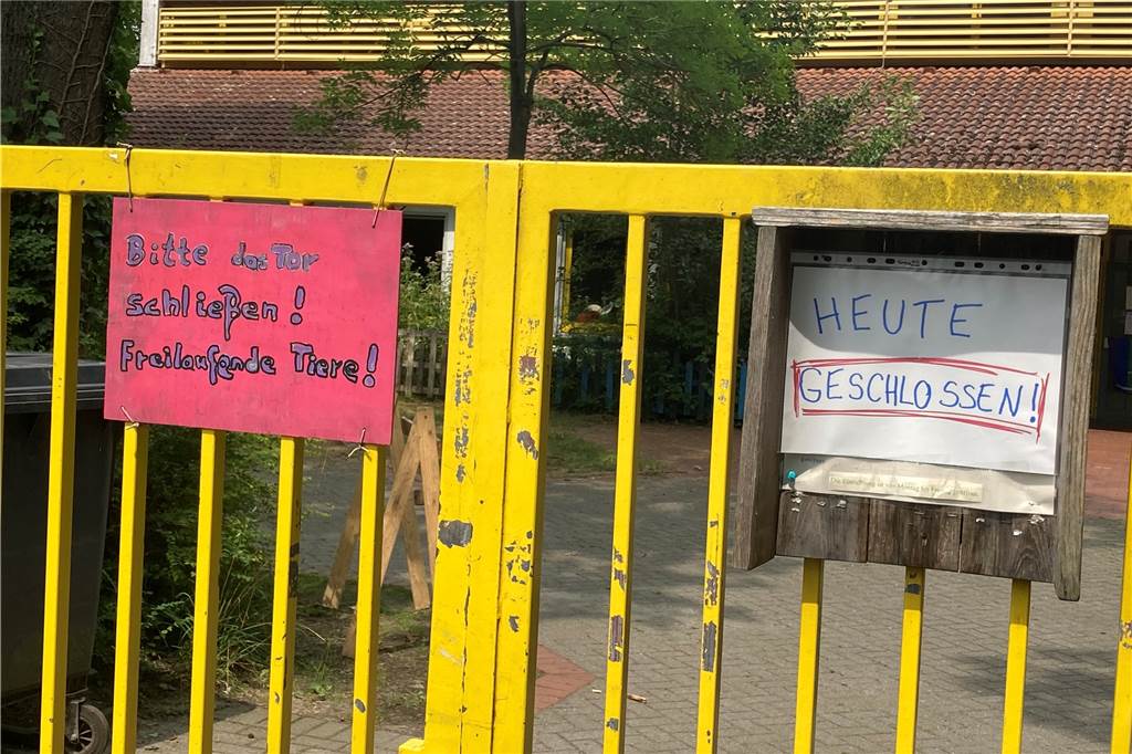 Tiere mit Farbe besprüht, Feuer gelegt: „Seltsame Form von Lokalpatriotismus“ Der Abenteuerspielplatz bleibt erst einmal geschlossen - Indra Paas hofft, dass es in der kommenden Woche wieder Aktivitäten auf dem Platz geben wird.