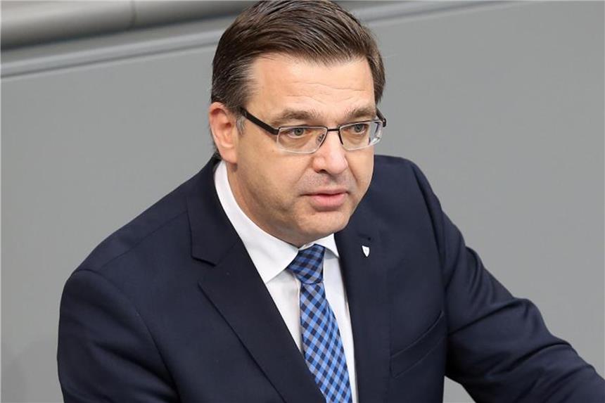 Katholikentags-Debatte mit AfD-Politiker läuft aus dem Ruder Der AfD-Bundestagstagsabgeordnete Volker Münz. Foto: Wolfgang Kumm