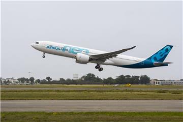 Der Airbus A330neo startet in Toulouse. Foto: Airbus
