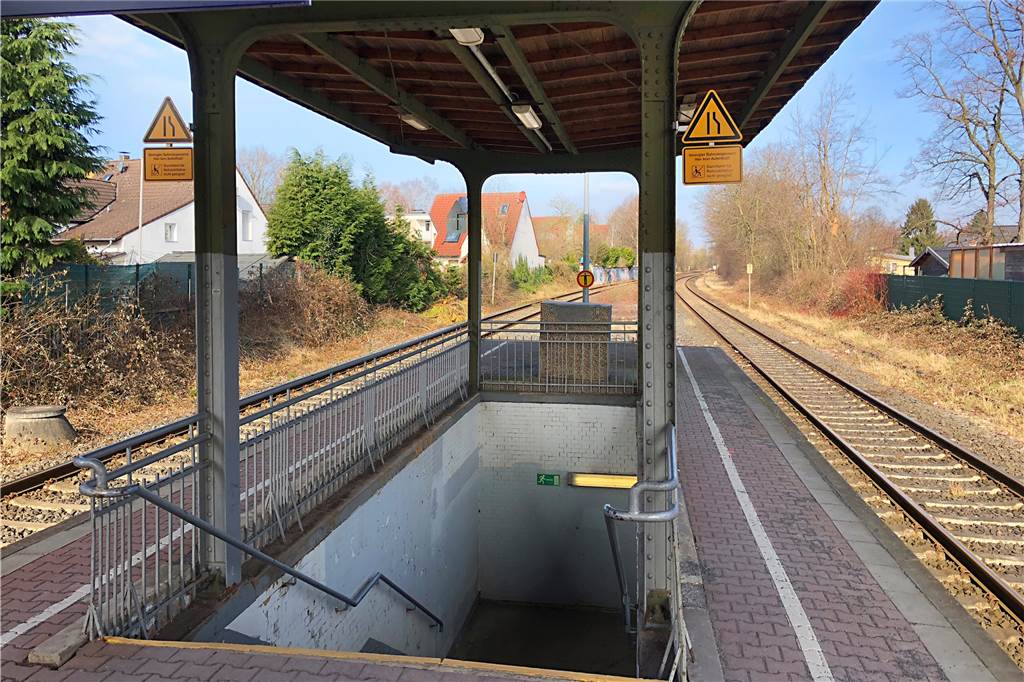 Der alte Zugang zu den Gleisen am Bahnhof Aplerbeck-Süd. Hier war nichts barrierefrei.