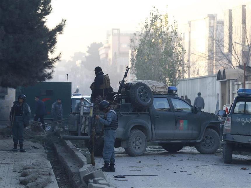 Zehn Tote bei Taliban-Angriff auf spanische Botschaft in Kabul Der Anschlag ereignete sich inmitten neuer Friedensbemühungen des afghanischen Präsidenten Aschraf Ghani. Foto: Jawad Jalali