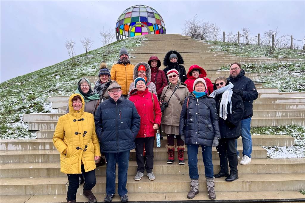 Franzosen erleben Selm von der persönlichen Seite Der Auenpark war eines der Ziele einer Führung.
