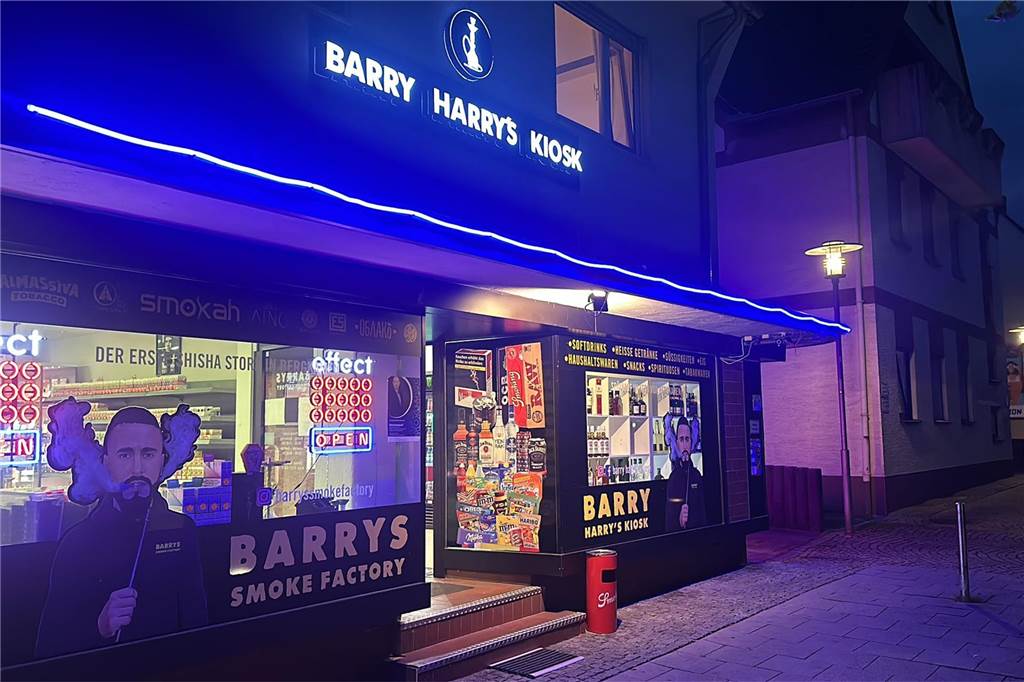 Güven Tepe will eine Filiale seines Kiosks „Barry Harry‘s“ eröffnen Ansicht eines Kiosks.