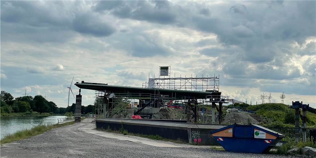 Emscherland: Teilweise fertig – warum die Eröffnung trotzdem verschoben ist Der Bau des sogenannten "Sprung über die Emscher" stockt. Der Ukraine-Krieg verzögert die Arbeiten.