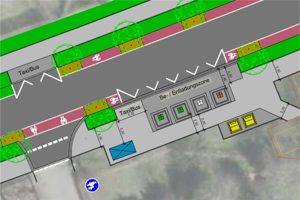 Ausbau der Lüdinghauser Straße sorgt für heiße Debatte im Bauausschuss Der Bauausschuss hatte eine Optimierung, bzw. Verlegung der geplanten Glascontainer an der Lüdinghauser Straße gefordert. Jetzt gibt es eine Be- und Entladezone und eine Unterbrechung des Fahrradstreifens.