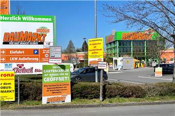 Der Baumarkt Globus hat in Unna am Samstag gegen die Corona-Regeln verstoßen. Gemeldet wurde dies von einem Mitbewerber.