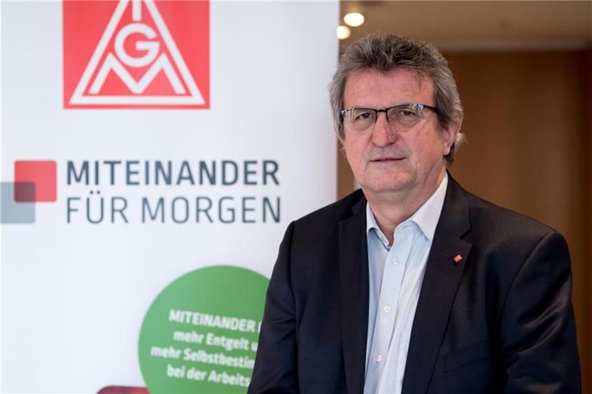 Der Bezirksleiter der IG Metall Bayern, Jürgen Wechsler. Foto: Sven Hoppe