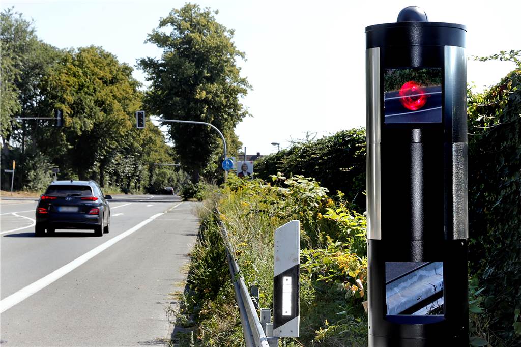 64 Mess-Stellen: In Haltern blitzt der Kreis besonders häufig Der Blitzer an der Weseler Straße sorgte im Jahr 2021 für 8211 Knöllchen.