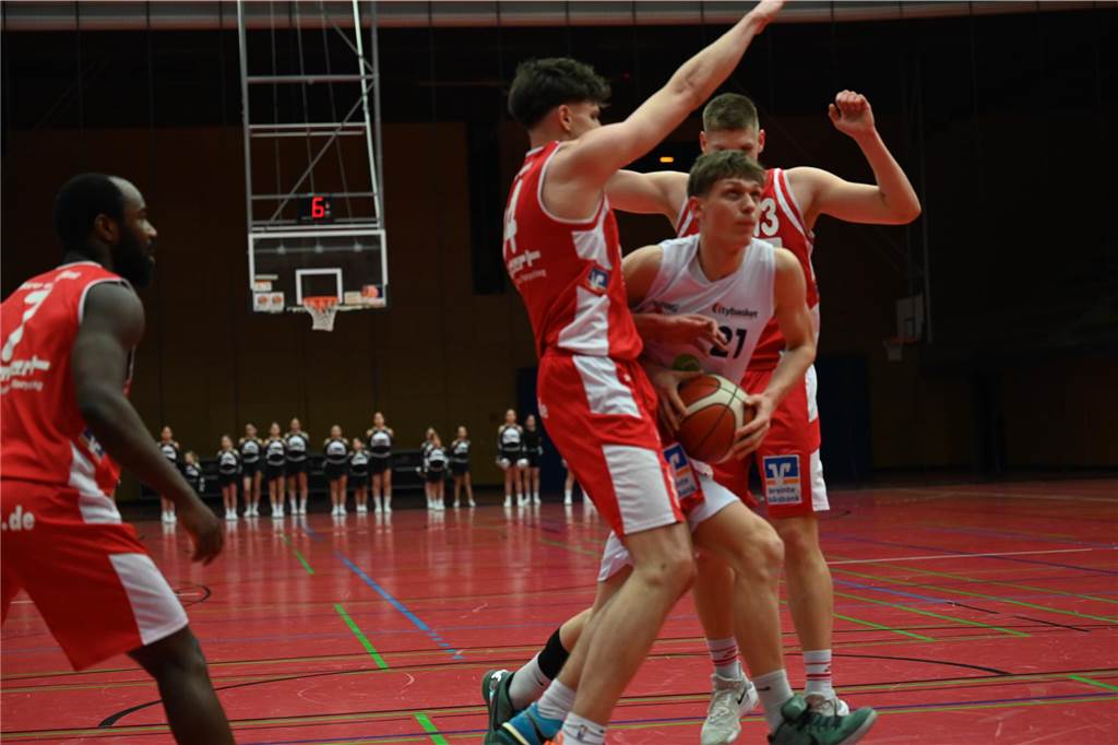 Der BSV Wulfen setzte sich knapp im Derby bei Citybasket Recklinghausen durch.