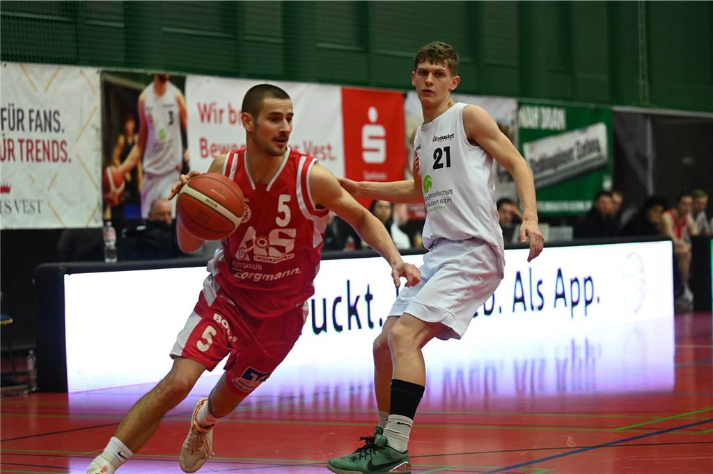 Der BSV Wulfen setzte sich knapp im Derby bei Citybasket Recklinghausen durch.