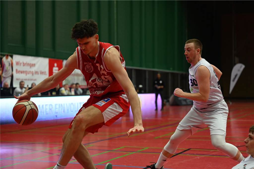 Der BSV Wulfen setzte sich knapp im Derby bei Citybasket Recklinghausen durch.