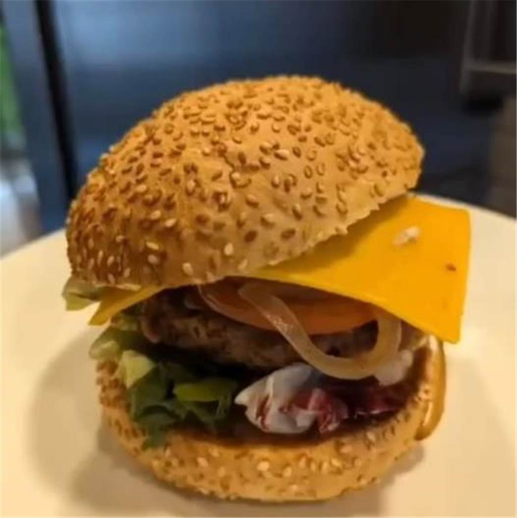 Vegane Burger-Aktion im Farbenfroh trifft den Nerv der Gäste Der Burger verzichtet komplett auf tierische Produkte.