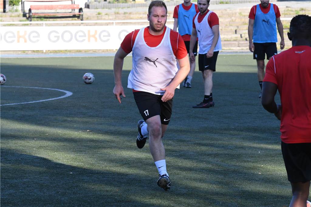 Der BV Brambauer hat die erste Trainingseinheit in der Vorbereitung hinter sich.