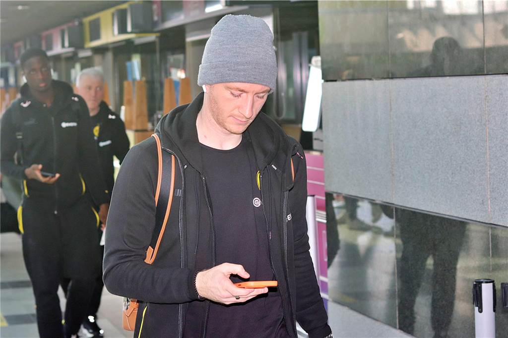 Der BVB auf dem Weg nach Leipzig.