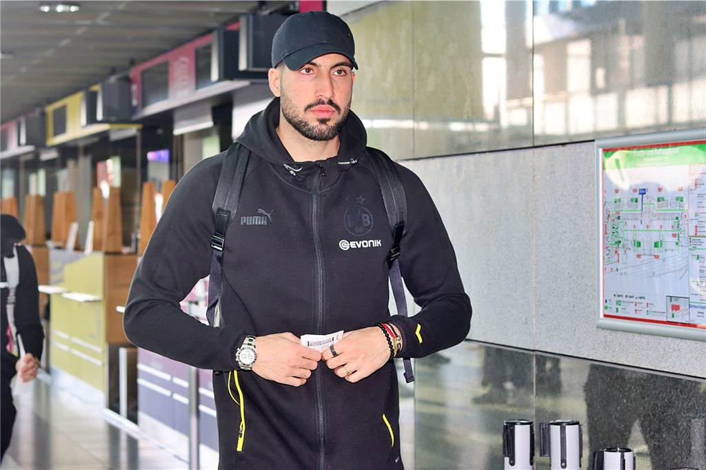 Der BVB auf dem Weg nach Leipzig.