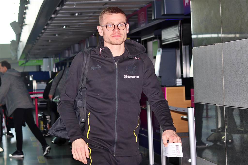 Der BVB auf dem Weg nach Leipzig.