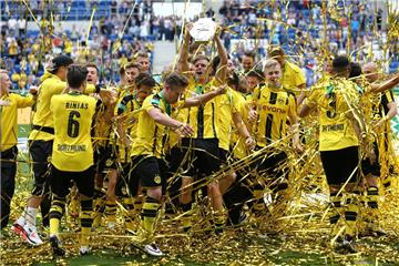 Der BVB sicherte sich den dritten Titel in Serie.