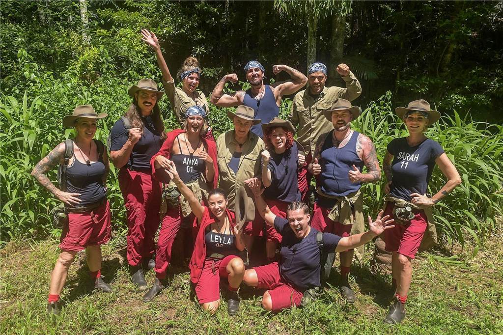 Dschungelcamp-Finalisten kommen für Party ins Nightrooms Der Cast der letzten Staffel Dschungelcamp.