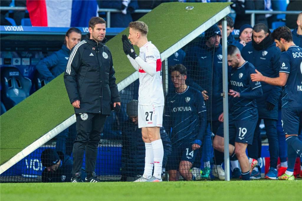 Der Castrop-Rauxeler Profi Chris Führich war rund 10,5 Kilometer unterwegs im Duell seines VfB Stuttgart beim VfL Bochum. Dieses ging mit 0:1 verloren.