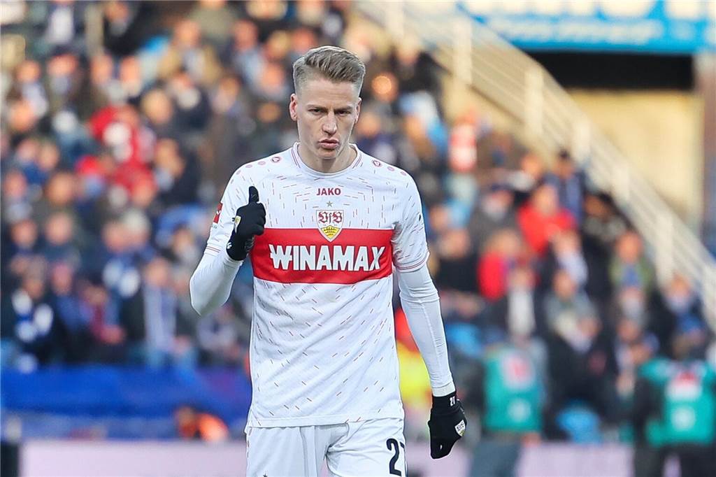 Der Castrop-Rauxeler Profi Chris Führich war rund 10,5 Kilometer unterwegs im Duell seines VfB Stuttgart beim VfL Bochum. Dieses ging mit 0:1 verloren.