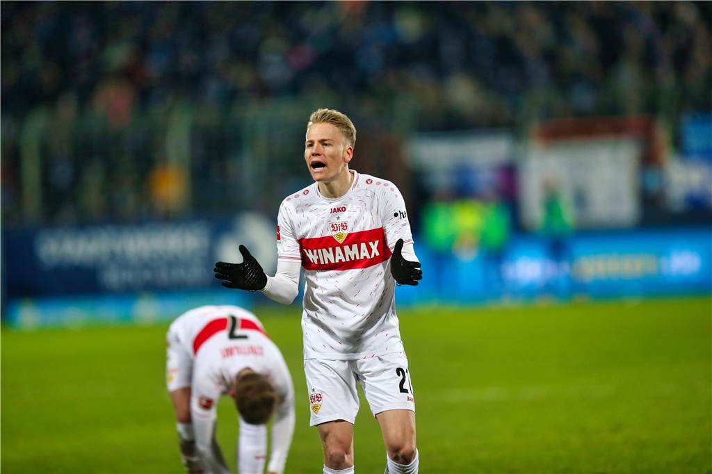 Der Castrop-Rauxeler Profi Chris Führich war rund 10,5 Kilometer unterwegs im Duell seines VfB Stuttgart beim VfL Bochum. Dieses ging mit 0:1 verloren.
