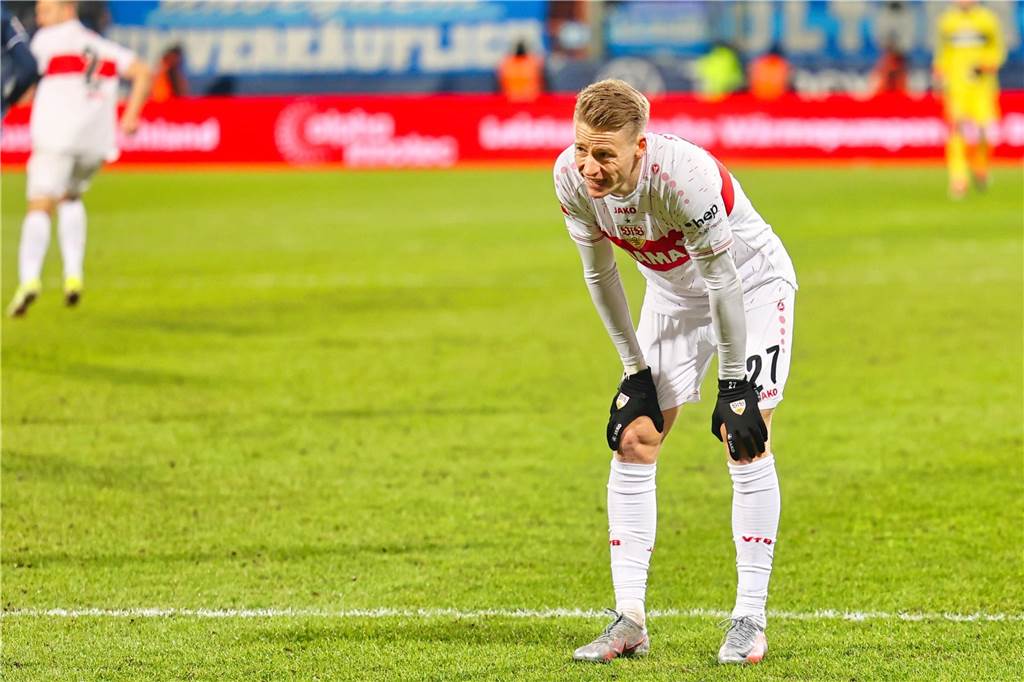 Der Castrop-Rauxeler Profi Chris Führich war rund 10,5 Kilometer unterwegs im Duell seines VfB Stuttgart beim VfL Bochum. Dieses ging mit 0:1 verloren.