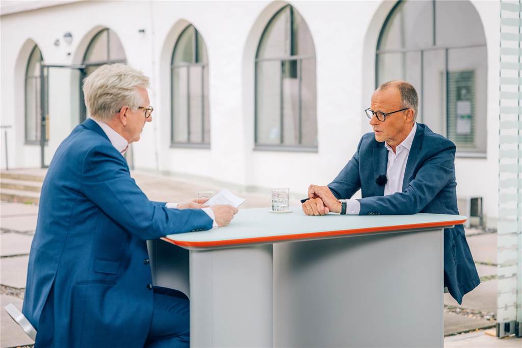 Halterner CDU-Chef: „Würde mir Friedrich Merz im Kanzleramt wünschen“ CDU-Chef Friedrich Merz beim Sommerinterview im ZDF