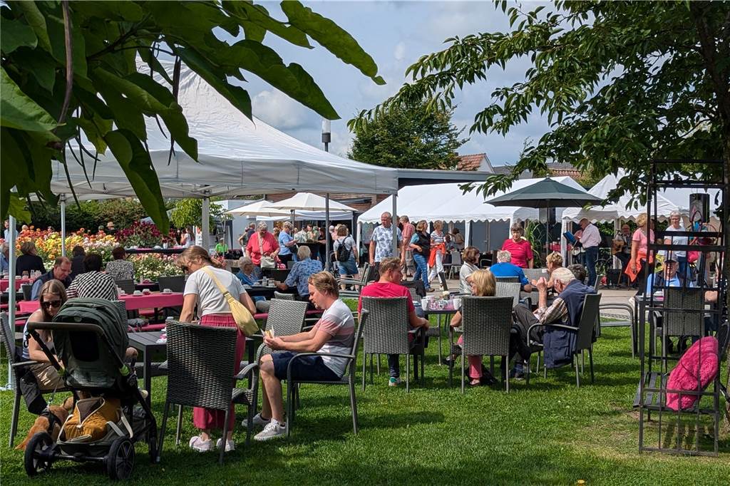 Wochenende der Dahlie im Legdener Dahliengarten