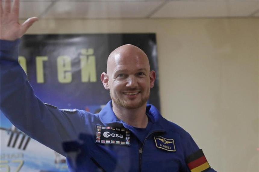 Alexander Gerst wird Public Viewing bei Fußball-WM vermissen Der deutsche Astronaut Alexander Gerst hebt bald ab. Foto: Dmitri Lovetsky