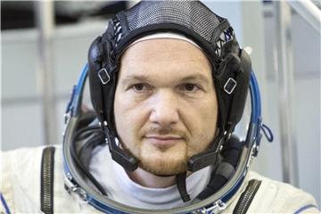 Der deutsche Astronaut Alexander Gerst soll mit zwei anderen Raumfahrern aus Russland und den USA am kommenden Mittwoch zur ISS starten. Foto: Pavel Golovkin/AP