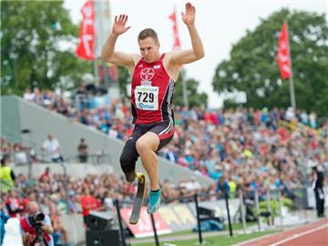 Der deutsche Meister Markus Rehm springt nicht bei der EM. Foto: Sven Hoppe