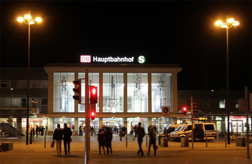 Stadt beugt zu Silvester gegen Übergriffe vor Der Dortmunder Hauptbahnhof.
