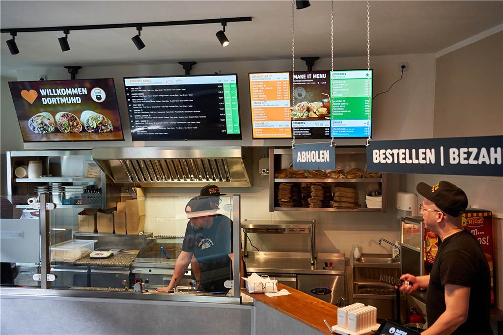 Dortmunds erste Burrito-Bude hat im Klinikviertel eröffnet Der Dortmunder „Matus Burritos“ von innen.