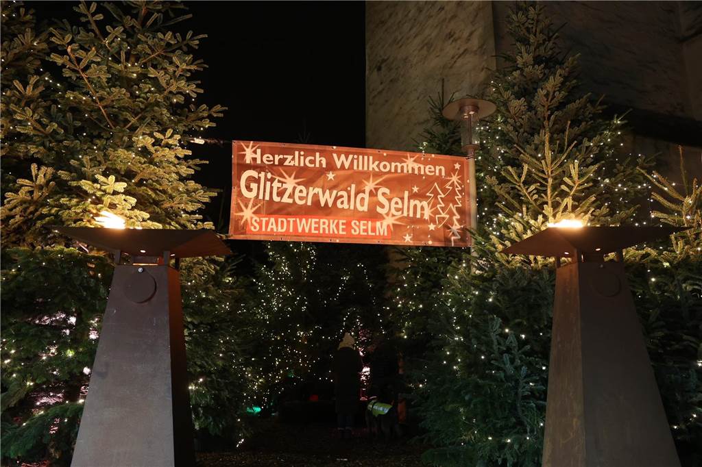 Eingang zum Glitzerwald.