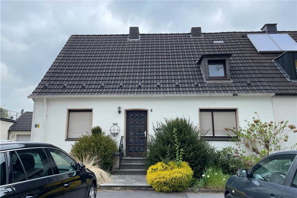 Am Rande der Bergmannsgrün-Siedlung wird ein Haus zwangsversteigert Frontalansicht vom Haus am Brunshollweg 9, das im Mai zwangsversteigert wird.