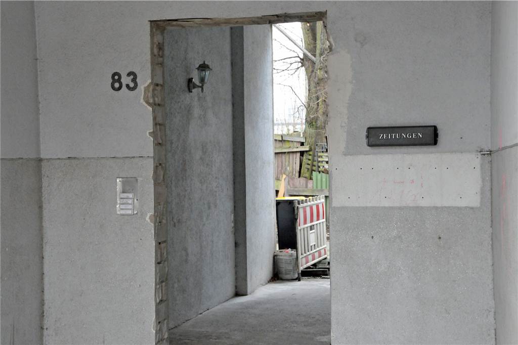 Der Eingang zur sogenannten Unterrichtsstätte „Madrasa“ an der Lindenhorster Straße.
