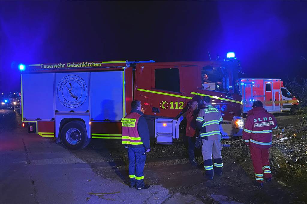 Der Einsatz lief unter Leitung der Halterner Feuerwehr.
