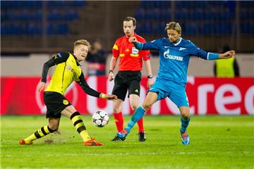 Der Einsatz von Marco Reus (l.) gegen Zenit ist noch unsicher.