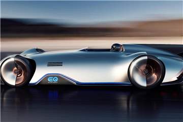 Der elektrische Mercedes EQ Silver Arrow mit 550 kW/750 PS. Foto: Daimler AG