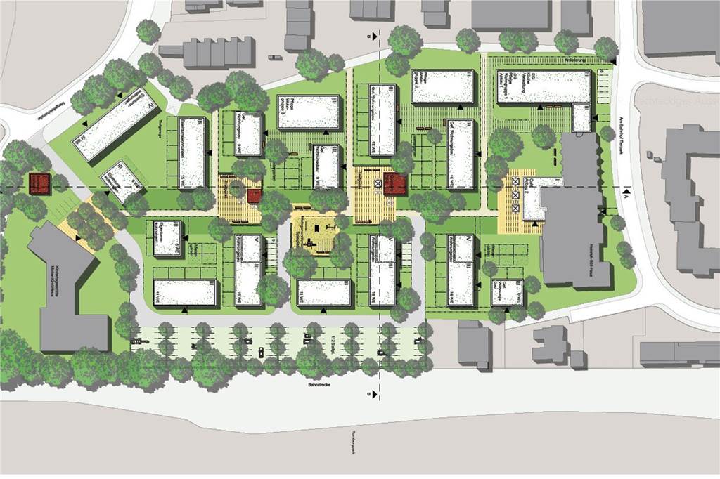 Der Entwurf zum Generationenpark von WoltersPartner, Architekten & Stadtplaner GmbH: Dieser Entwurf hat beim Wettbewerb den ersten Preis gewonnen und ist nun Grundlage für alle aktuellen Planungen. 