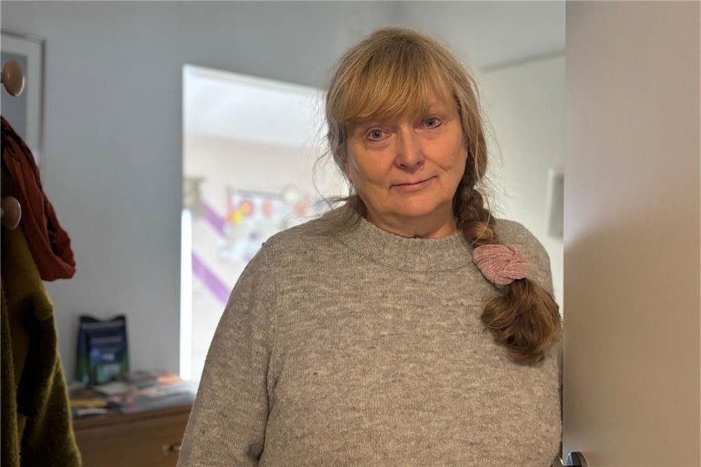 Manuela Brandt fürchtet Aus für Ahauser Aidshilfe Manuela Brandt steht in der Tür bei der Aidshilfe Westmünsterland